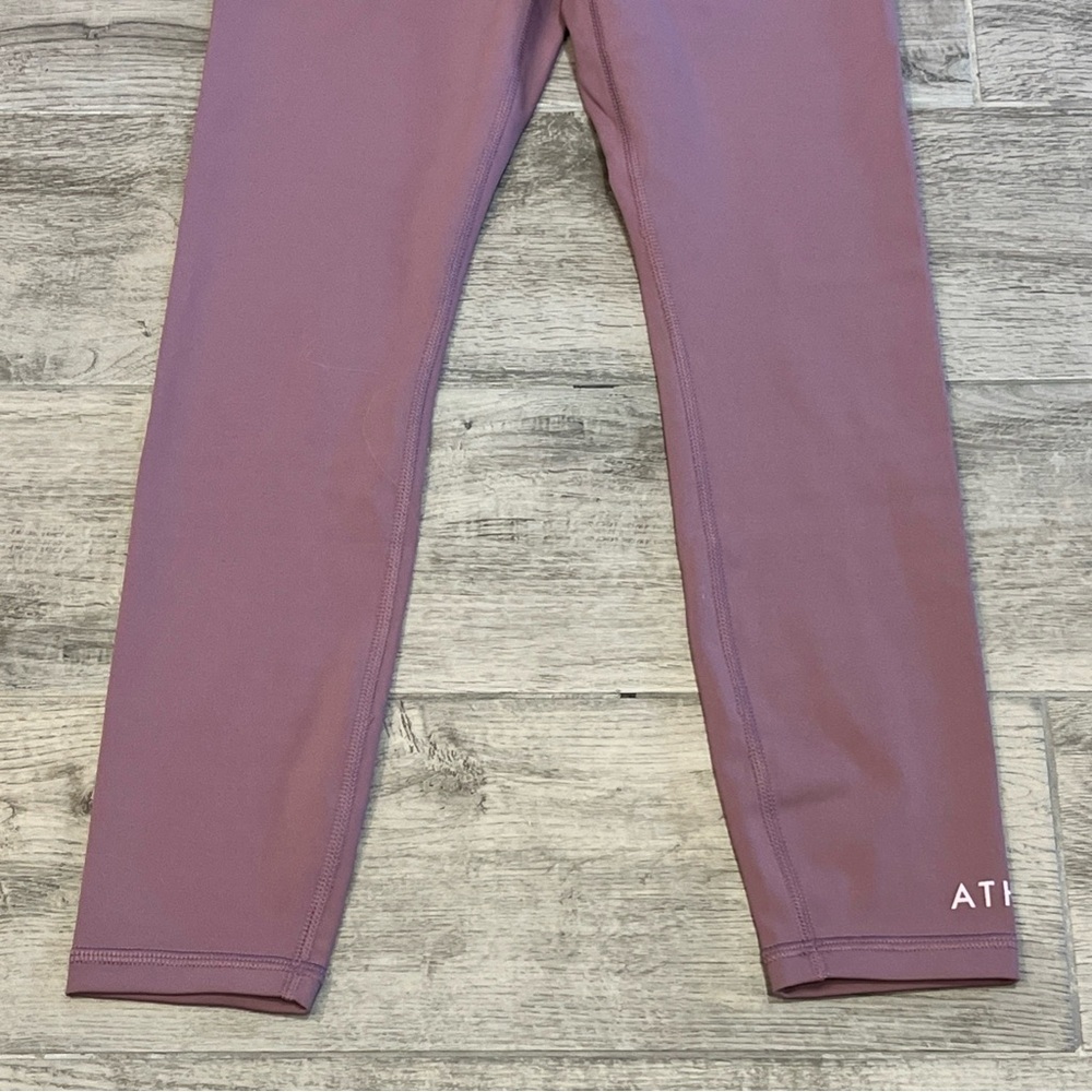 Athleta Women’s Elation Train Logo 7/8 Tight Leggings Pale Purple Size XS - Picture 2 of 8